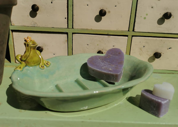 Seifenschale mit Frosch – Bild 2