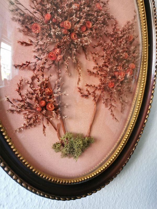 Trockenblumen hinter Glas – Bild 3