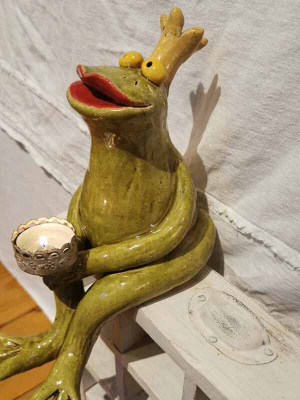 Kantenhocker Frosch