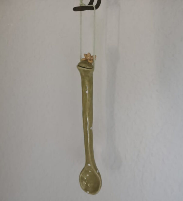 Löffel mit Frosch