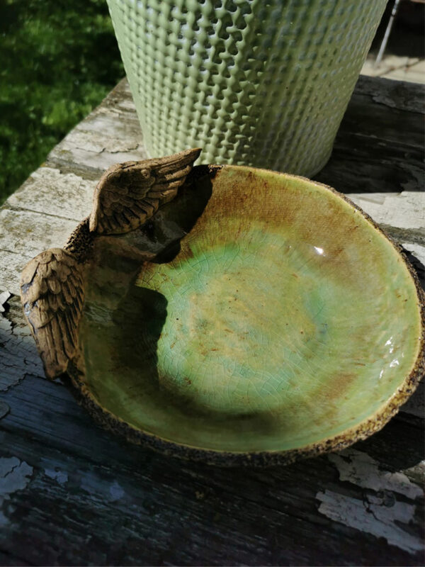 Große Schale mit 2 Flügeln – Bild 3
