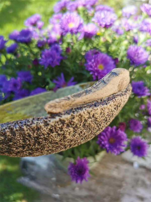 Schale mit Flügeln - grün – Bild 5
