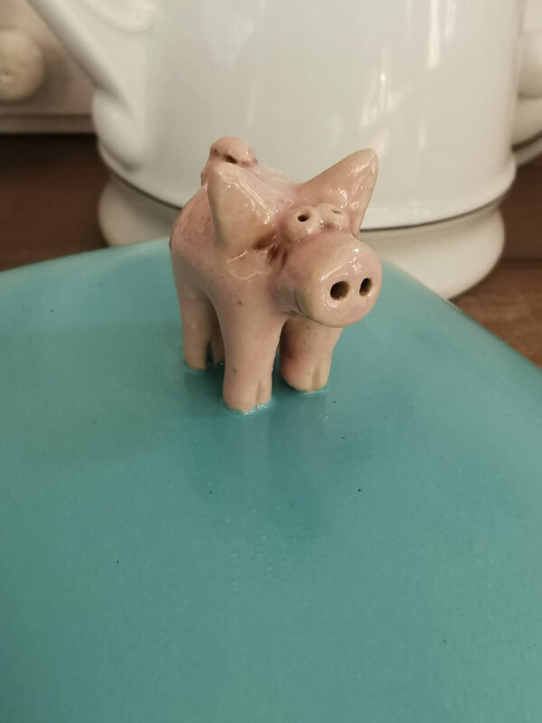 Butterdose mit Schwein – Bild 3