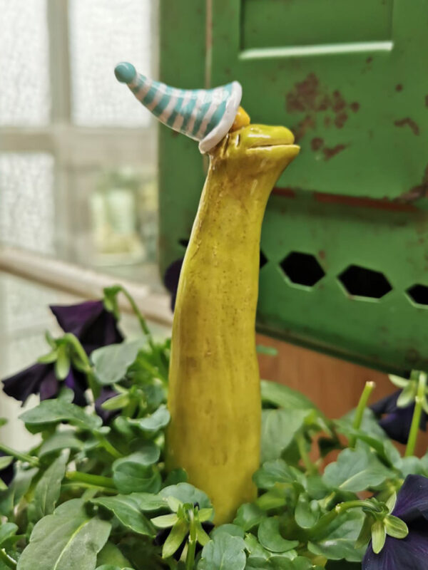 Froschstecker mit Ringelmütze – Bild 2