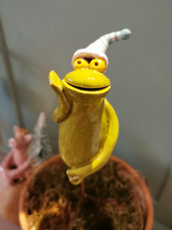 Frosch Ringelmütze
