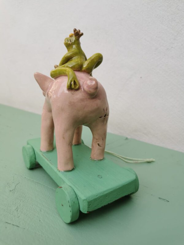 Frosch auf Schwein – Bild 5