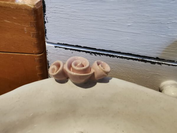 Seifenschale mit Rosen – Bild 3