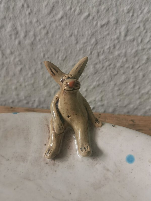Teller Frosch und Hase – Bild 2