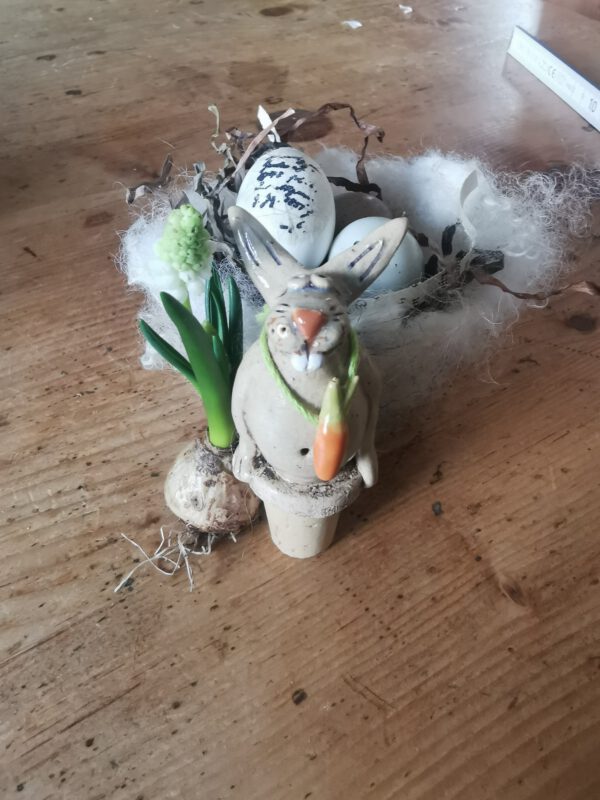 Hasen Korken mit Karotte