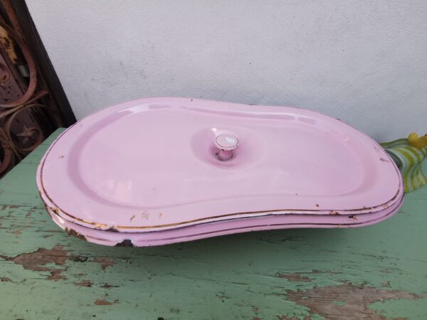 altes rosafarbene Bidet – Bild 5