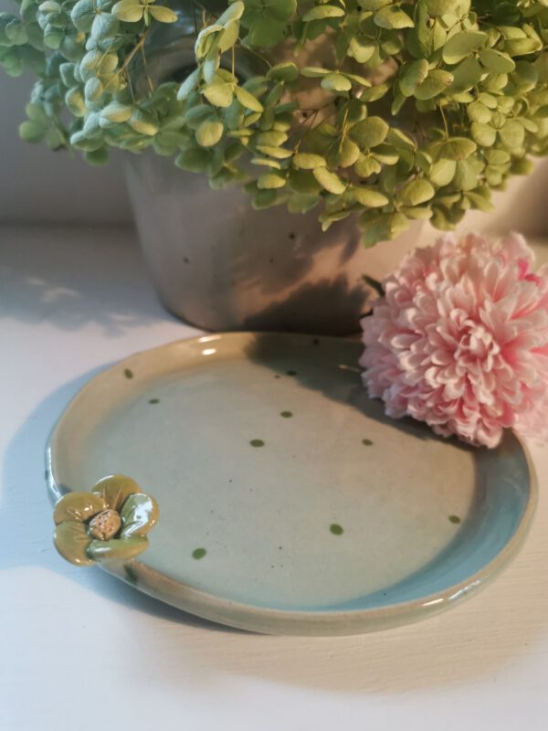 Teller mit Blume – Bild 3