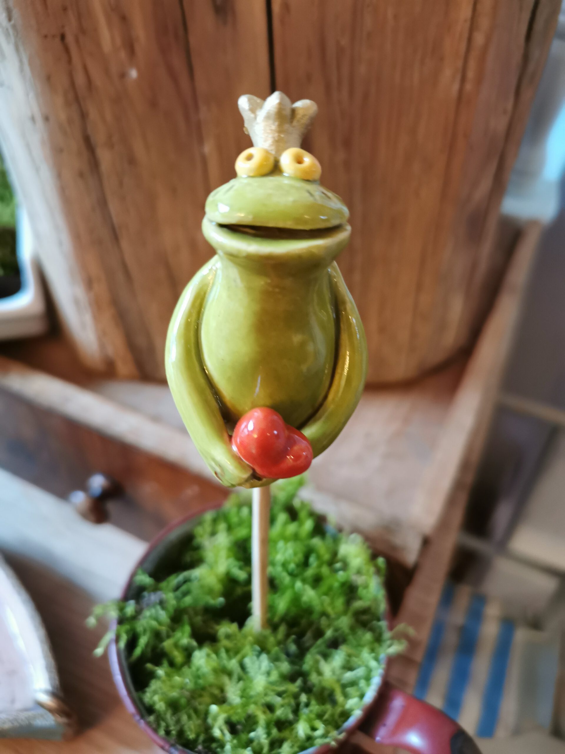 Froschkönig mit Herz